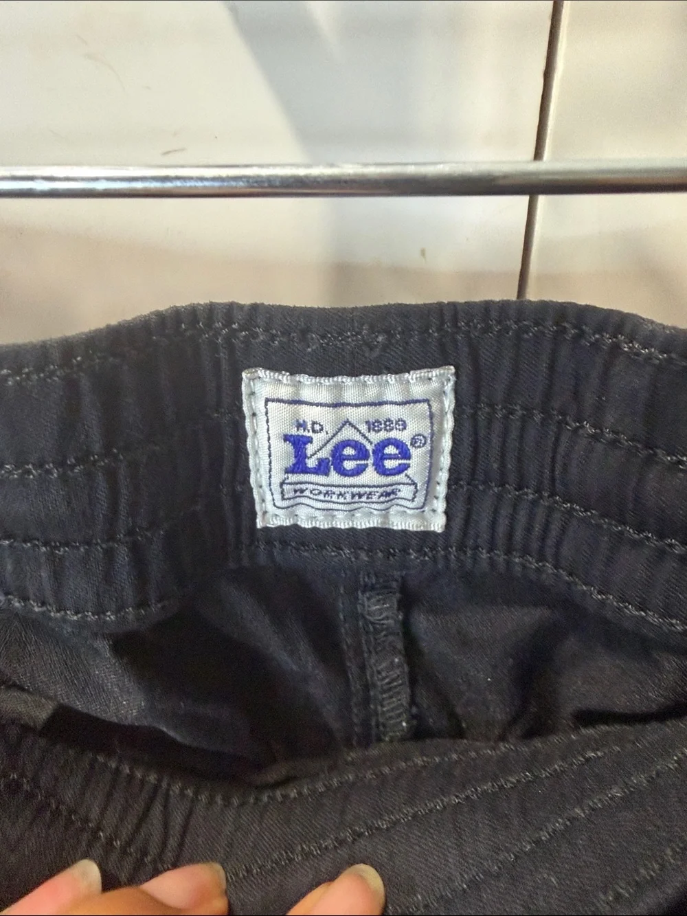Lee Men's Black Drawstring Athletic Shorts